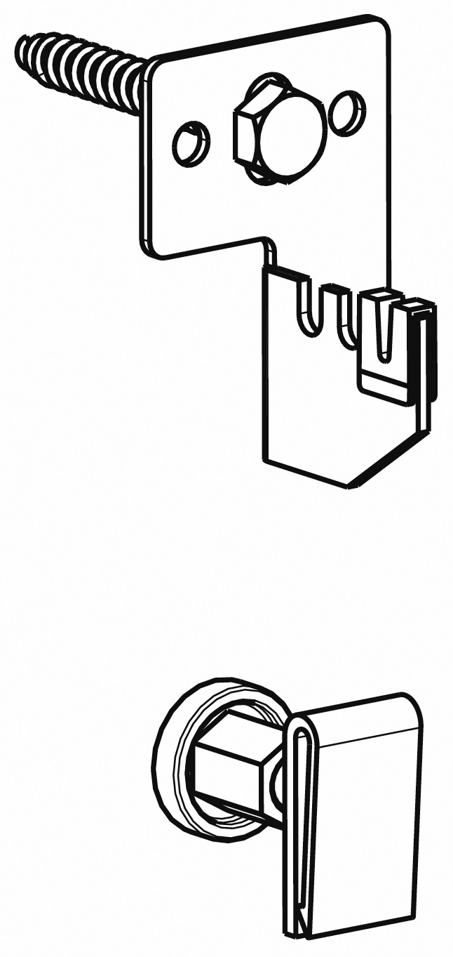 Uni- Befestigungssets für Heizkörper mit aufgeschweißten Laschen