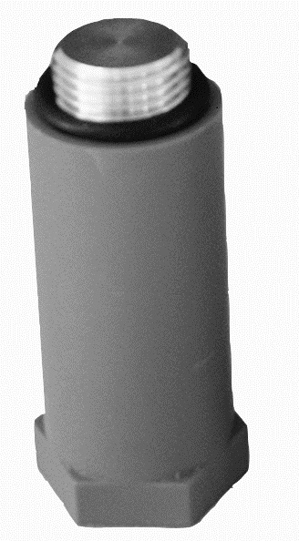 Baustopfen 1/2" mit Messinggewinde