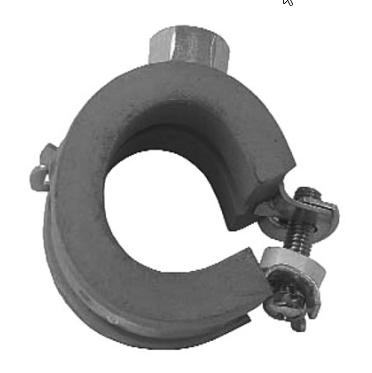 Praktic-Gleitrohrschellen mit Kippschraube und Schallschutzeinlage